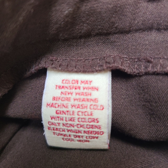 JM Collection Brown Dress Pants Size 10 Petite - Picture 8 of 10